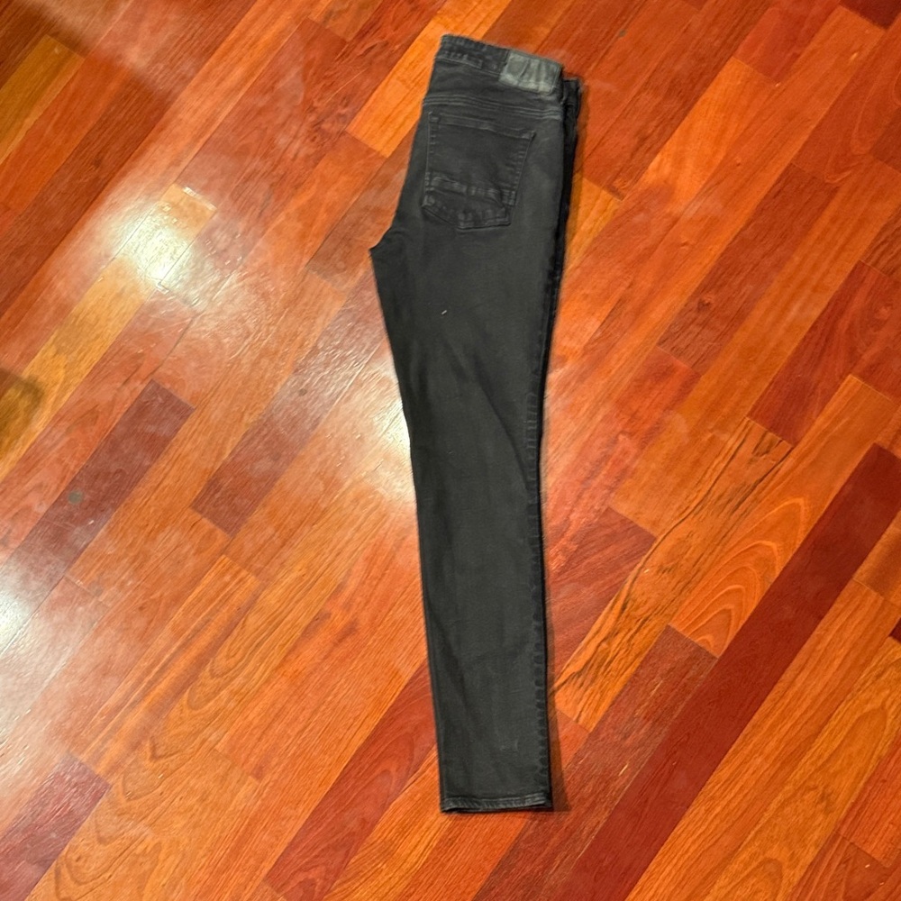 PACSUN Black Stacked Skinny Jeans